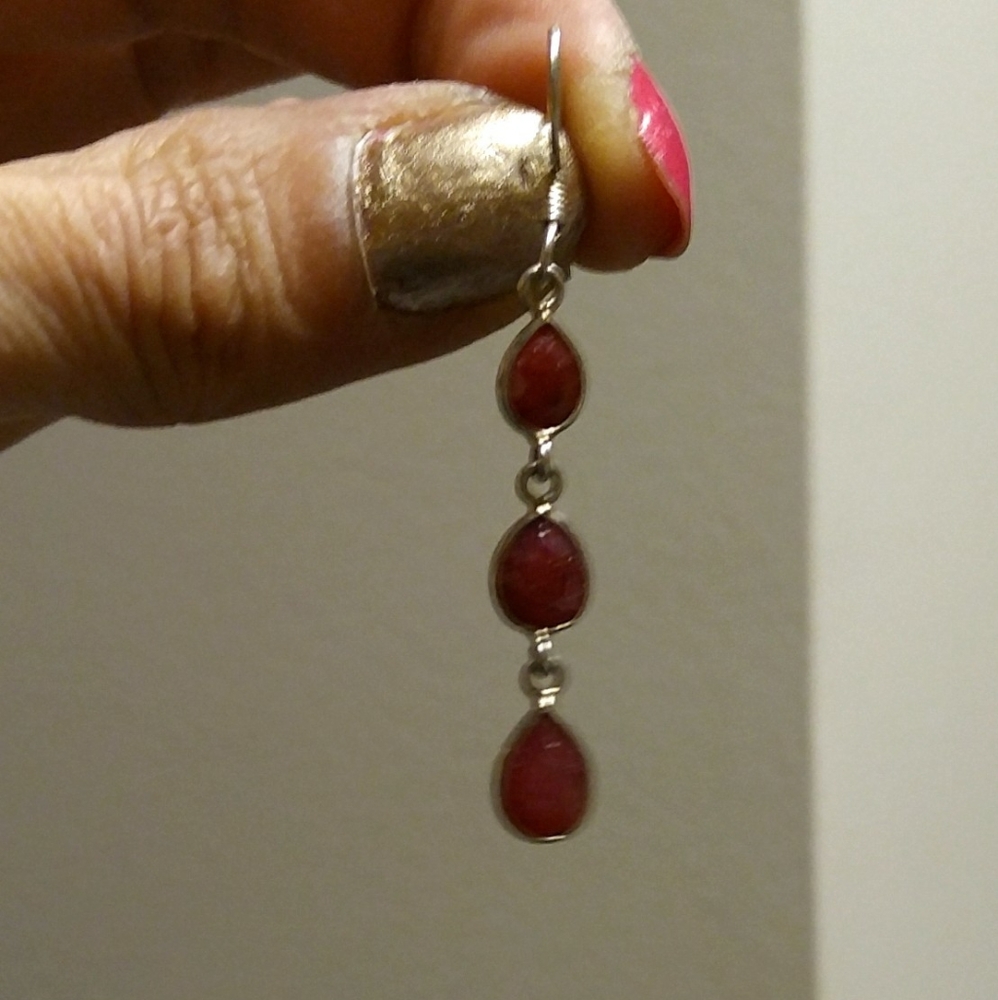 Ruby Earrings Sale - image 3